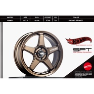 HOTWHEELS Sport Rim HW-01 | 16 inch 7.0JJ 4x100 ET 40 | RACING BRONZE untuk MYVI , BEZZA , CITY , JA