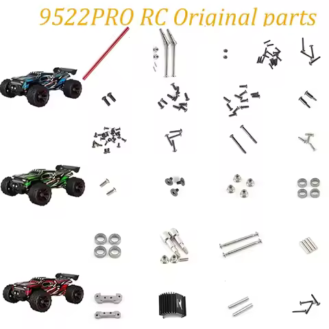 9522-5 Part High-speed RC Car Accessories Screws Serrated Cylindrical Pieces Steering Cup Gearbox Co