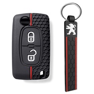 Peugeot 206 307 308 407 Key Cover Peugeot 4007 5008 3008 207 287SW 308SW Silicone Car Key Case Holde