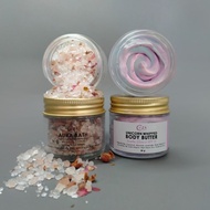 Mini Combo Aura Bath (Pink Salt &amp; Epsom Salt aka Magnesium) + Unicorn Whipped Body Butter