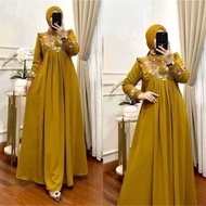 Gamis Bangsawan series Gamis Muslim Terbaru baju lebaran wanita 2024