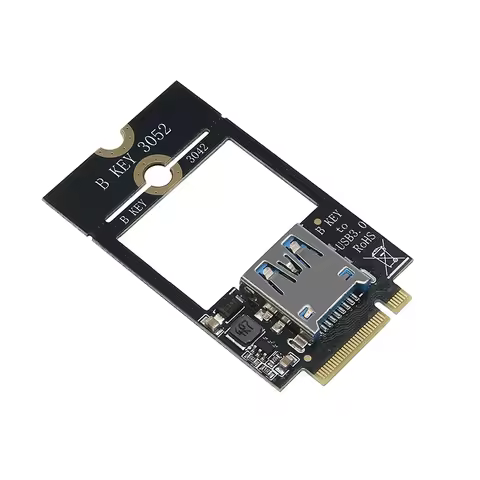 M.2 B-KEY toT Dual TF Adapter Board M.2 B key WWAN 4G Network Card To Type-C USB3.0 5Gbps Expansion 