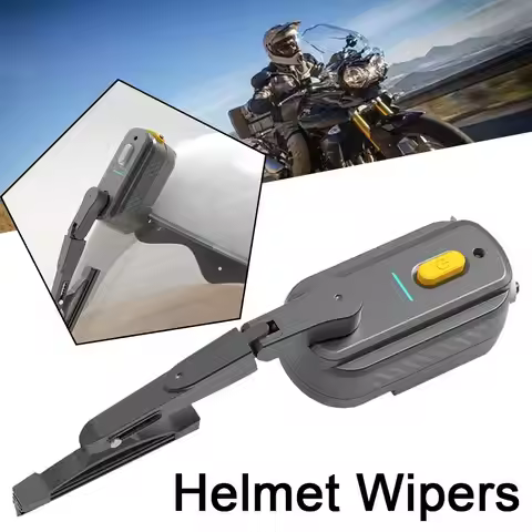 Motorcycle Helmet USB Smart Electric Wiper Multi-functional Uncovered Wiper Driving Safe Helmet Vehi