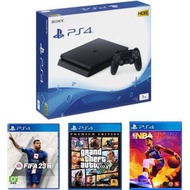 Sony PS4 PlayStation 4 Slim Mega- Pack Bundle 1TB Black(4 FREE GAMES)