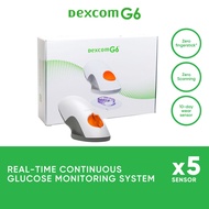 Dexcom G6 - 5x Sensors + FREE 1x Transmitter
