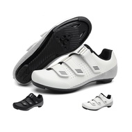 37-47 COD Cycling Shoes Road SPD Roadbike Men White Black Bicycle Shoes