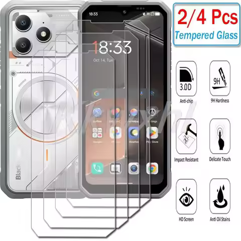 2-4PCS 9H HD Tempered Glass For Blackview Oscal Marine 3 OscalMarine3 Marine3 Fort 2 100 6.56" Scree