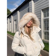 Winter Warm Faux Fur Jacket Outwear Woman Aesthetics Y2k Hooded Coat Vintage Korean Fashion Casual P