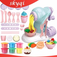 DIY Dough Noodle Maker Ice Cream Machine Mold Play Toy for Children Fun Modeling Clay Dough Playset for Kids