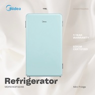 MIDEA Refrigerator MDRD143FGD48 Mini Fridge 110L Single Door