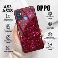 HP Softcase OPPO A53 4G A53S 4G Case GLITTER Casing For Oppo A53 A53S Glossy Silicone Case
