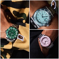 再入荷🇯🇵 BAPE TYPE1 BAPEX  機械錶 🎁 綠水鬼