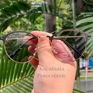 Newest PHOTOCROMIC LENSES FREE BOK AND WIPE CHANGE ANTI RADIATION 1920 OUVAL UNISEX