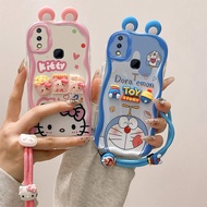 Casing Vivo Y85 Casing Vivo Y89 Casing Vivo V9 Casing Kuromi Cute 3D Ears cream edge Soft Phone Casi