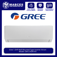 Gree 1.5HP Wall Mounted Type Inverter Aircon GW12-6DR-I/GW12-6DR-O