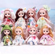 Mini Multi-Joint Molly Girl Doll 17cm Interchangeable Fantasy Bar Doll Toy Set tt26.6.9tt26.6.9