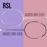 RSL MARS MR-555 & MR-558 Racket | Power, Control & Speed | (5U G6) 30LBS Max Tension Badminton Racke