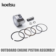 WE  Koetsu Outboard Engine Piston Assembly – Suitable for Yamaha 4-Stroke 60HP Outboard Engine Pisto