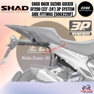SHAD RACK SUZUKI GIXXER SF250 (23'-24') 3P SYSTEM SIDE FITTINGS(SH23/35/36) S0GX22IIF