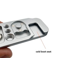 wsustore--Hand Grip Quick Release Wooden Camera L Plate for X100VI Camera Grip Handle