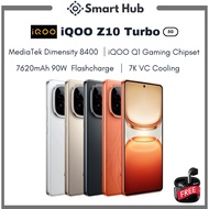 [New] vivo iQOO Z10 Turbo MediaTek 8400 7620mAh 90W FlashCharge 7K VC Cooling 144Hz Refresh Rate