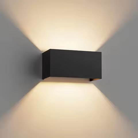 Aluminum LED Wall Lamp Outdoor Waterproof IP65 Interior Wall Light 12W24W Porch Garden Lights Living