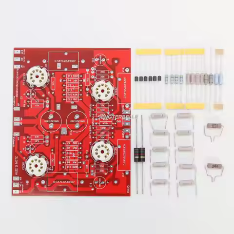 HiFi AudioNote 300B Stereo Phono PCB ECC82 + ECC83 MM Tube Phono Board Kit