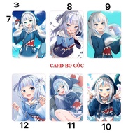 Gawr gura Hololive card with 6 rounded corners / Gawr Gura Hololive card photo