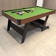 🎱桌球臺  檯球桌 折疊  家用 立式 折疊  成人  贈送球 與球桿  English pool table 現貨