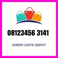 nomor simpati cantik 08123456 3141