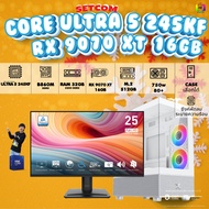SETCOM+MONITOR BONMECOM2 ครบเซ็ตพร้อมจอ / INTEL CPU CORE ULTRA 5 245KF /  RX 9070 XT 16GB / Case เลื