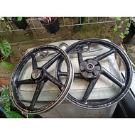 SUZUKI Smash 110 shogun 110 satria ru 120 lumba bebek rims Rear brakeSUZUKI, racing rims, spokes Ori