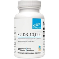 XYMOGEN K2-D3 10000 - Vitamin D3 K2 - Bioavailable Vitamin D 10,000 IU (Cholecalciferol) with MK-7 -