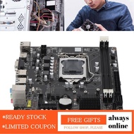 alwaysonline H61C Desktop Computer Motherboard LGA 1155 Pin DDR3 Dual Channel Gaming Mainboard with 