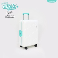 [รับประกัน3ปี ] Tpartner กระเป๋าเดินทางรุ่น Click series เทคโนโลยีใหม่ขึ้นรูปแบบ PP Hard Case แข็งแรงหนาพิเศษ