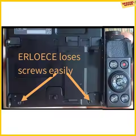 A25P 2 Pcs For Canon Powershot G7X, G7X Mark II G7X2 LCD Screen Display Fixed Holder Flip Screw With