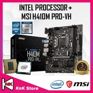 MSI H410M PRO-VH H410 LGA1200 MOTHERBOARD + Intel 10TH GEN PENTIIUM / CORE I3 / I5 / I7 / I9 CPU COM