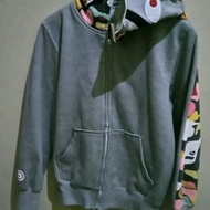 jaket hoodie Bape shark original