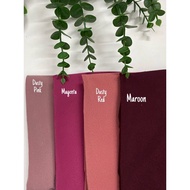 [LIVE LOCK] Tudung Sarung Mosscrepe Awning Lipat