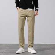 Men's Pant Casual Business Pants Stretch Black Blue Khaki Plus Size 44 46