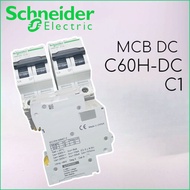 MCB DC SCHNEIDER C60H 2Pole 1Ampere