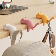 Purse Hook for Table  PcsAlloy Bag Hanger Desk Purse Table Hook Anti-Slip Under Desk Backpack Hook