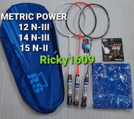RAKET BADMINTON RS METRIC POWER 12 N-III - METRIC POWER 14 N-III -