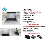hp laptop 840g3 840g4 830g5 g5 i5 i7 6th 7th 8th gen 8g ram ssd storage built in cam online class