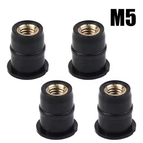 Motorcycle Nuts Windshield Nuts Windshield Nuts Panel 4PCS 5mm Easy Installation Motorcycle Mounting
