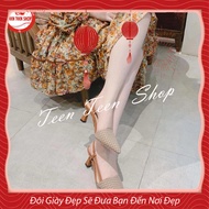 6cm high checkered stylized office women's sandals, high heels, stiletto heels, Teen Teen Shop code 