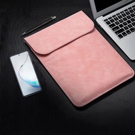 NEO กระเป๋าโน๊ตบุ๊ค กระเป๋าMacbook เคสโน๊ตบุ๊ค เคสแล็ปท็อป ขนาด 12.5 13.3 15.6 นิ้ว กระเป๋าคอมพิวเตอร์ เคสหนังใส่MacBook Slim PU Leather Case Cover for MacBook Air/Pro  Laptop 12.5-15.6 inch