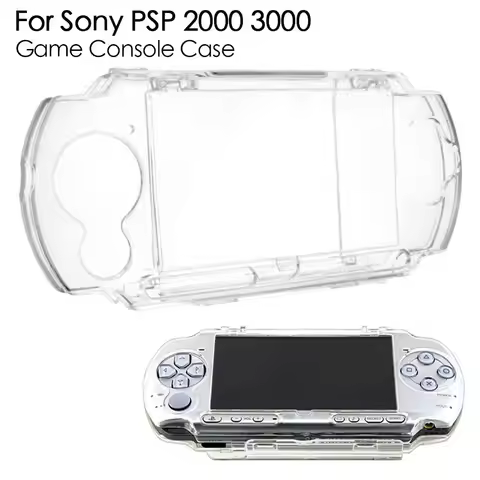 1PC Protective Case Crystal Clear Shell for Sony PSP 2000 3000 Hard Case Game Accessories