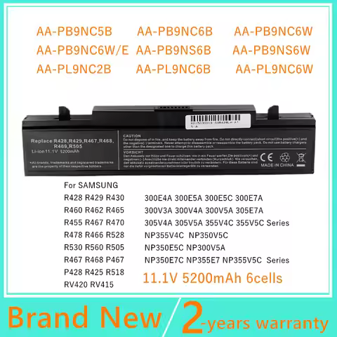 New Laptop battery For Samsung NP-Q318E R418 R420 R428 R429 R430 R440 R462 R463 RV520 RV410 RV508 AA