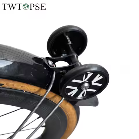TWTOPSE Bike Mudguard Wheel 55mm For Brompton P T Line Folding Bicycle Mud Guard Fender Wheel Double